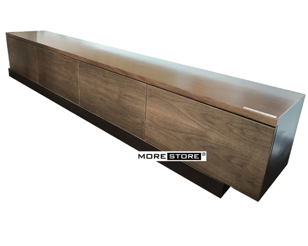 Ảnh của Kệ tivi gỗ veneer óc chó hiện đại