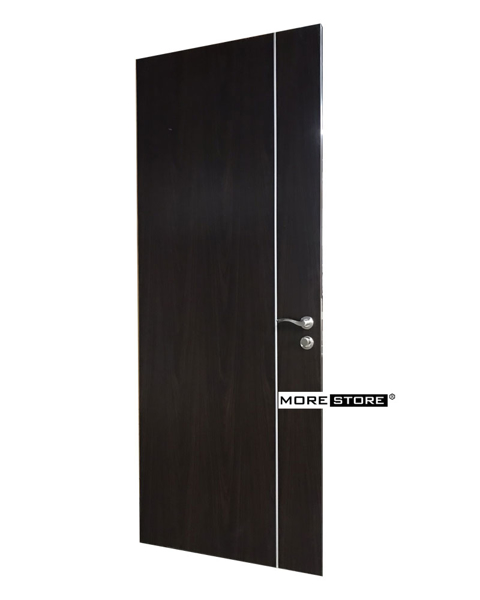 Ảnh của Cửa gỗ công nghiệp hiện đại màu nâu tối