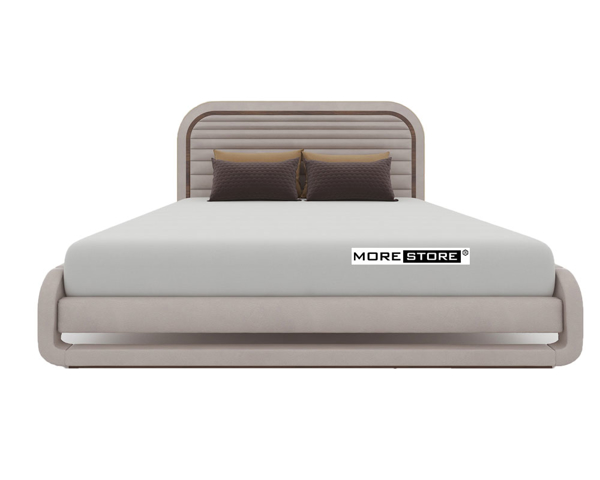 Ảnh của Giường ngủ tân cổ điển dịu dàng đầu giường bọc nỉ