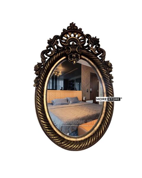 Ảnh của Gương cổ điển Elip nghệ thuật