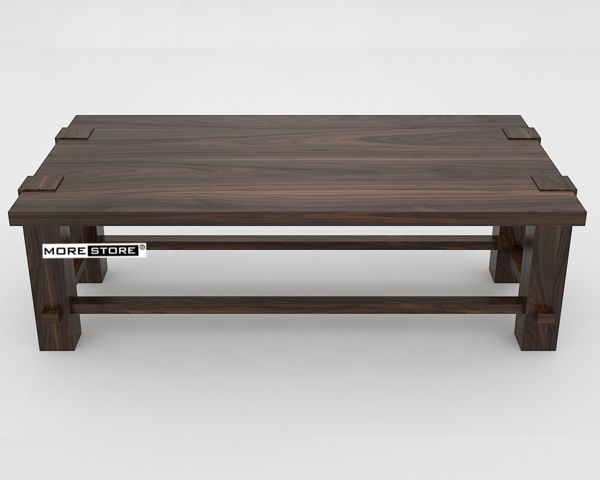 Ảnh của Bàn ăn gỗ tự nhiên dáng hộp mạnh mẽ