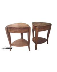 Ảnh của Ghế đôn trang trí gỗ óc chó cao cấp