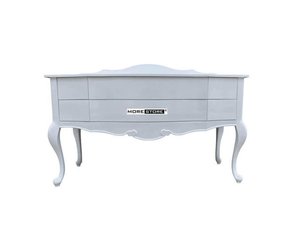 Ảnh của Kệ decor trang trí màu trắng cách điệu tân cổ điển