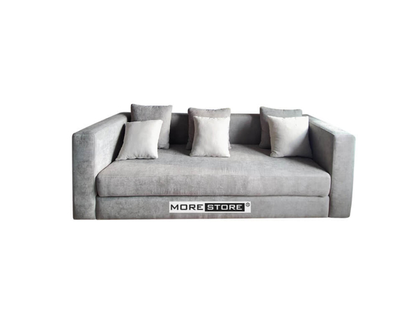Ảnh của Mẫu sofa phòng khách bọc nỉ xám sang trong và tinh tế