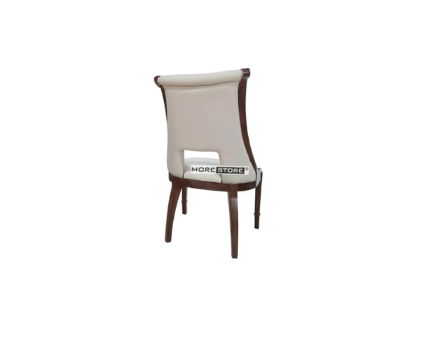 Ảnh của Ghế ăn bọc da khuyết lưng cách điệu