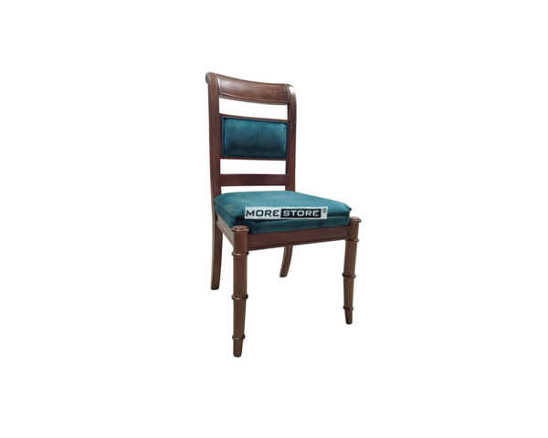 Ảnh của Ghế ăn gỗ óc chó đệm bọc nỉ