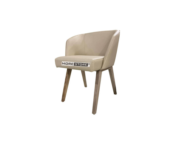 Ảnh của Mẫu ghế hiện đại bọc da chân gỗ cao cấp