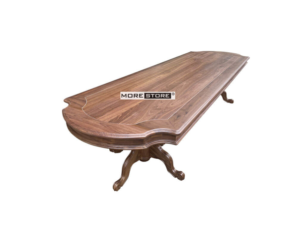 Ảnh của Bàn ăn gỗ óc chó phong cách tân cổ điển sang trọng