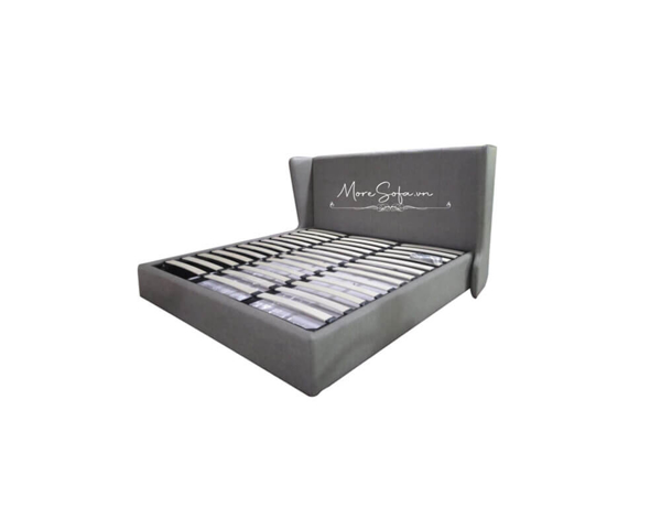 Ảnh của Giường ngủ bọc nỉ đẹp với đầu giường cách điệu