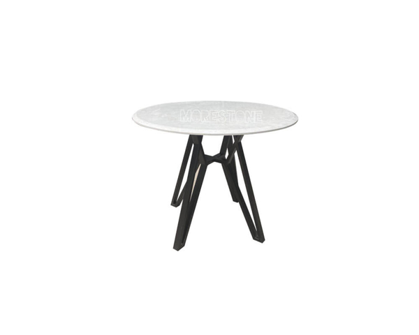 Ảnh của Mẫu bàn ăn mặt đá màu trắng đầy tinh tế