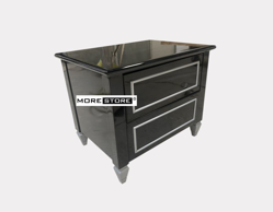 Ảnh của BLACK NIGHTSTAND/ TAB ĐẦU GIƯỜNG GỖ TỰ NHIÊN PHUN SƠN CAO CẤP