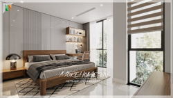 Ảnh của Giường gỗ tự nhiên Tần Bì đẹp QMHG01