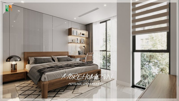 Ảnh của Giường gỗ tự nhiên Tần Bì đẹp QMHG01