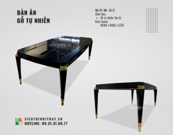 Ảnh của BÀN ĂN GỖ TỰ NHIÊN MÀU ĐEN MH_BA.15